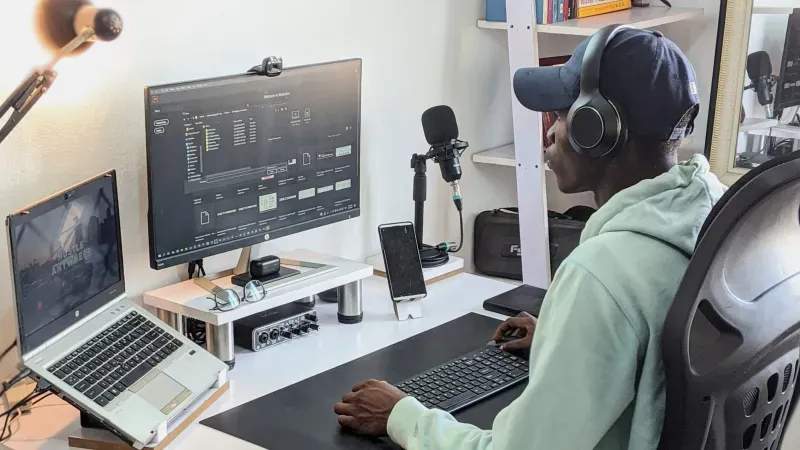 Multi-camera studio filming